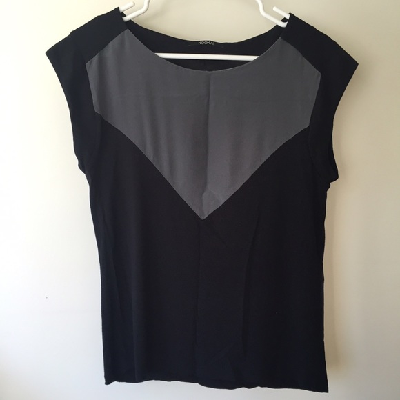 Kookai Black and Silver Blouse - Picture 2 of 3