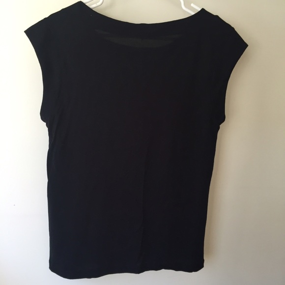 Kookai Black and Silver Blouse - Picture 3 of 3