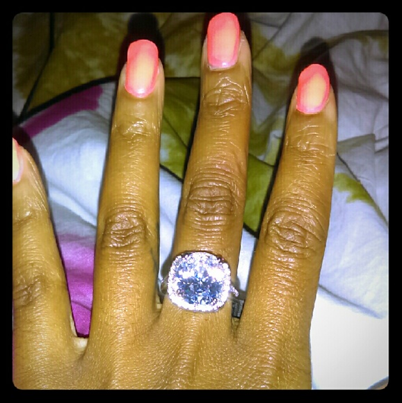 Kim Kardashian style ring