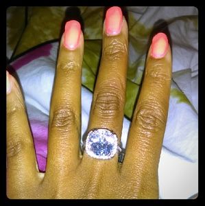 Kim Kardashian style ring