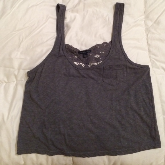 American eagle lace crop top