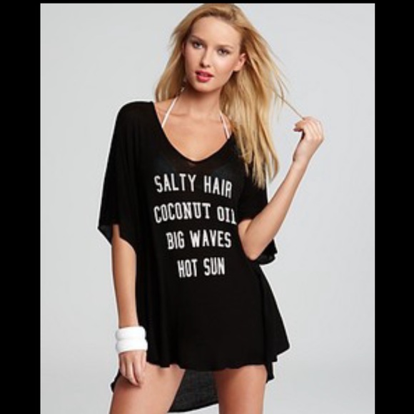 WILDFOX swim beach coverup salty hair