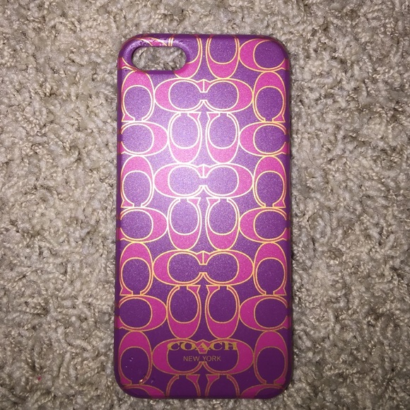 BRAND NEW COACH CASE IPHONE 5 - Picture 1 of 2