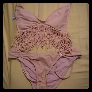 Body glove bathing suit with tassles!