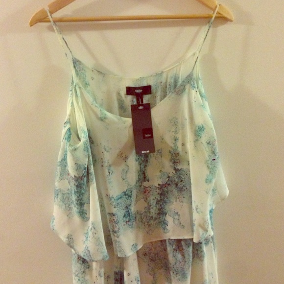 Watercolor maxi dress