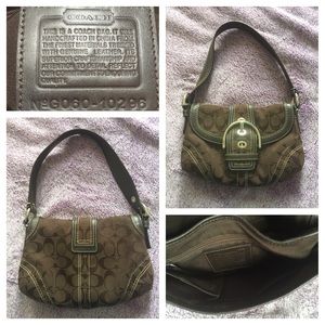 Small Dark Brown Coach Purse