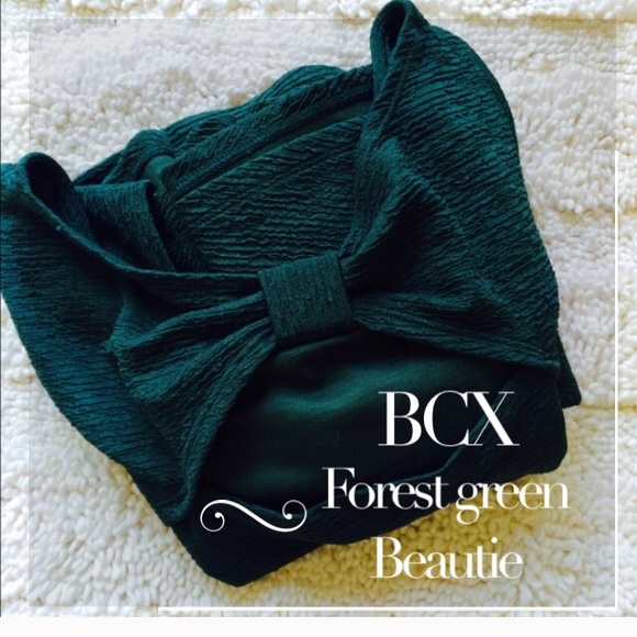 🆑BCX Macy's green bow back dress🌿