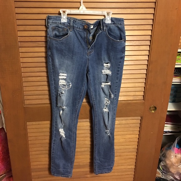 Ripped jeans!!