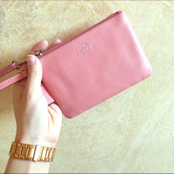 Gorgeous pink Coach wristlet