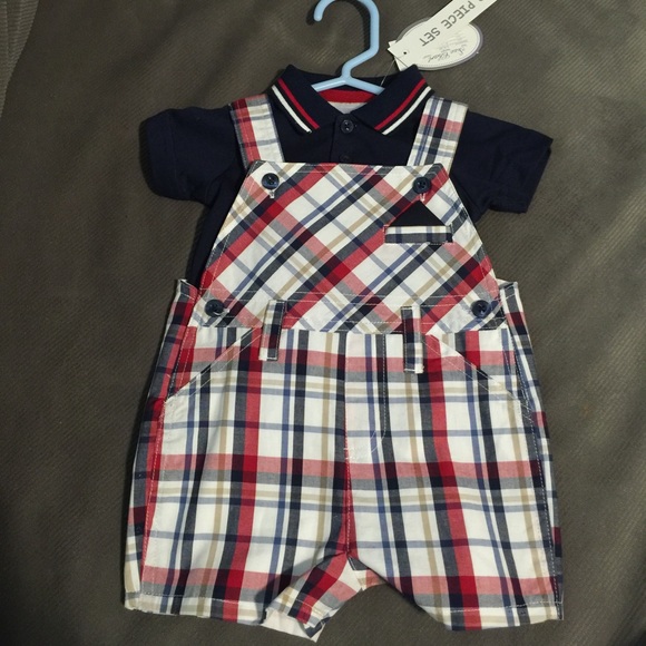 Plaid 2 piece jumper