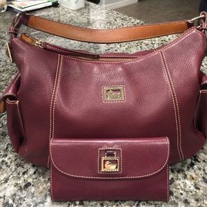 Dooney & Burke hobo bag and wallet