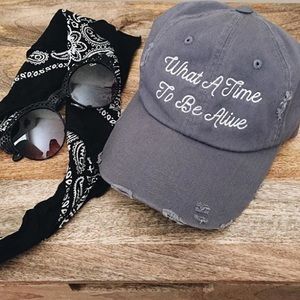 JAWBREAKING What a Time to Be Alive baseball cap