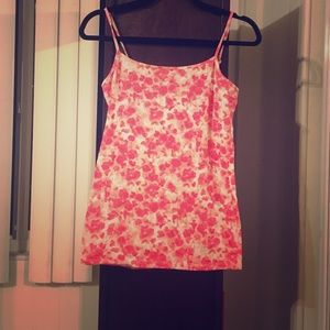 Floral patterned tank top