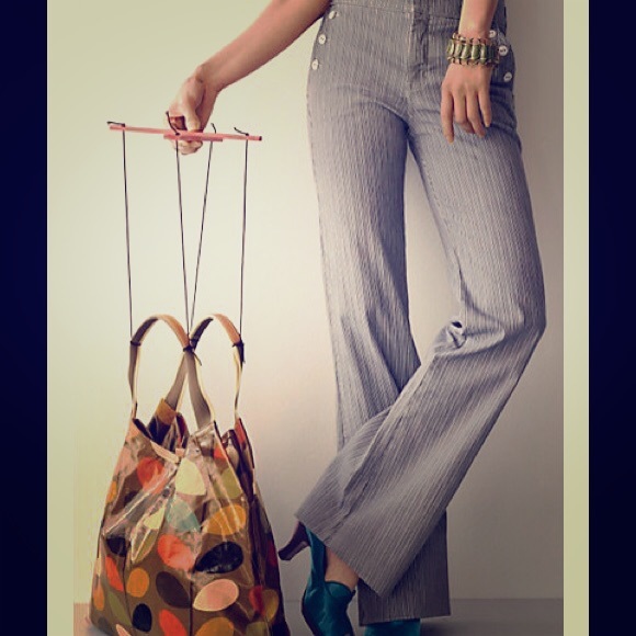 NWOT Anthropologie sailor flare pants