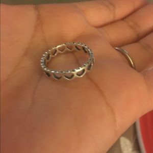 James Avery size 8 heart  band