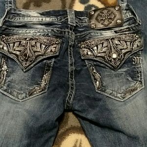 Miss me bling skinny jeans size 26/33