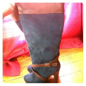 Blue Suede Boots