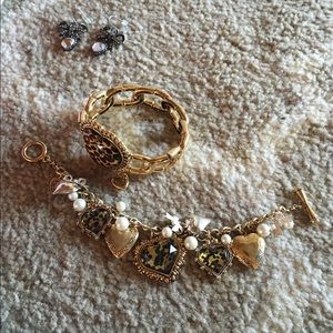 Betsey Johnson charm bracelet