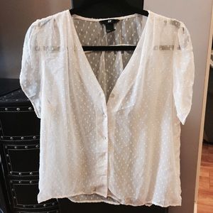 NWOT- H&M Blouse button-down