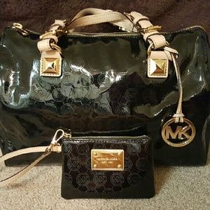 For @Verniece Michael Kors Black Metallic Grayson