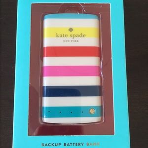 New Kate Spade 4000mAH portable backup power bank