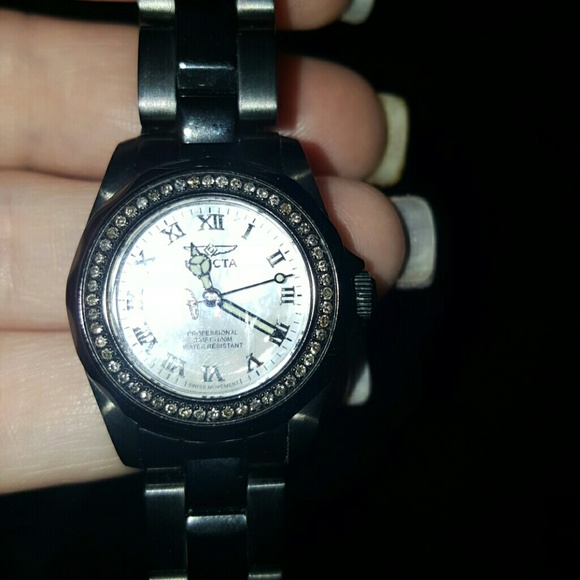 Invicta Women's Petite Watch Diamond's around face