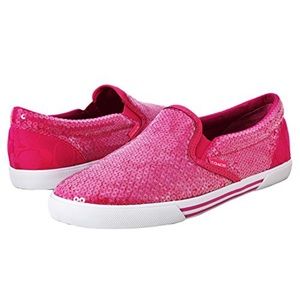 Coach Pink Slip Ons