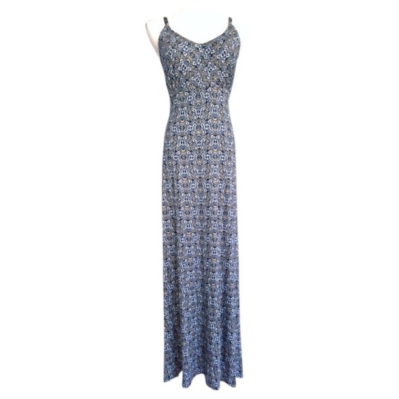 Aztec Design Maxi Dress