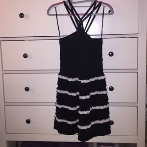 Black onyx dress from the brand Leifsdottir