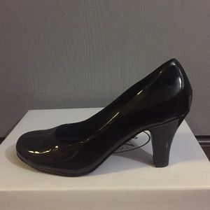 Patent leather heels