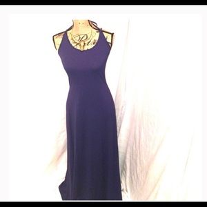 Royal blue Bebe maxi dress