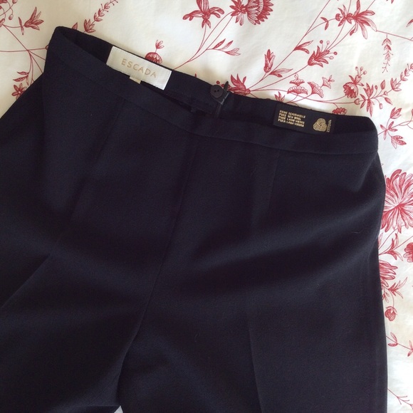 Escada Wool Tuxedo Trousers - Picture 4 of 4