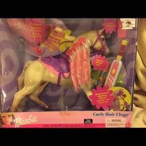 Barbie horse curly hair classy