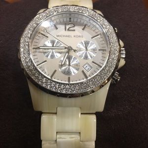 Michael Kors Women's Ivory Link Watch