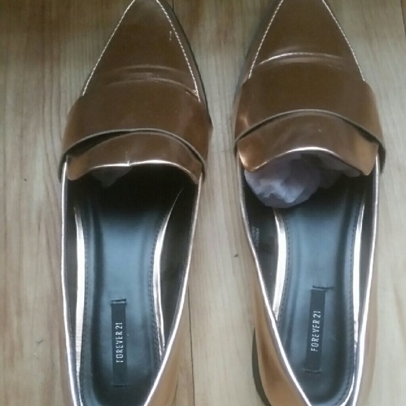 Rose gold flats/loafers