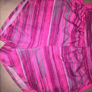 Workout pink nike shorts