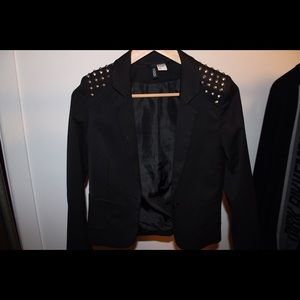 Studded  blazer