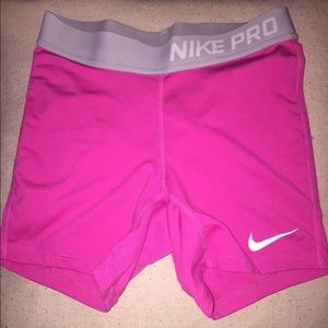 Nike pro workout shorts