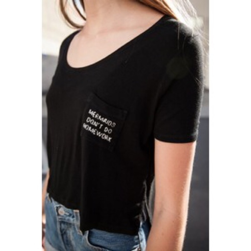 John Galt Mermaids Don't Do Homework Tee