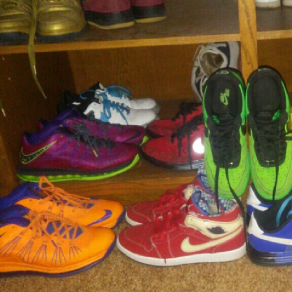 Jordan's Nike's Lebrons Air force 1s for trade