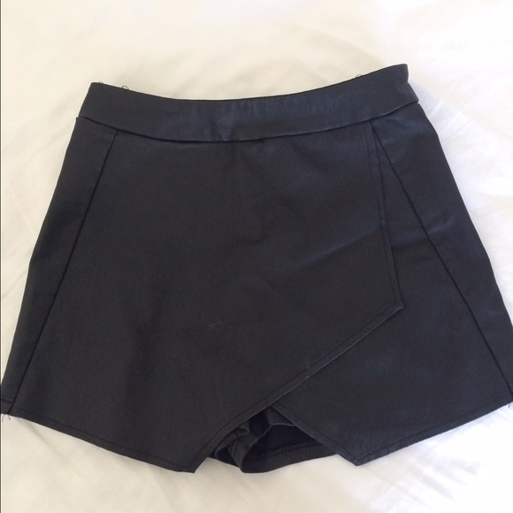 ANGL Dresses & Skirts - ANGL pleather skort