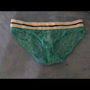 Victoria secret logo lace bikini panties