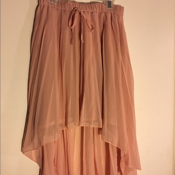 Soft pink skirt
