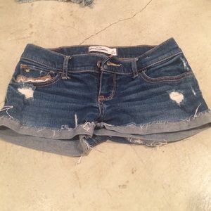 Blue jeans shorts