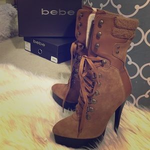 ❌SOLD❌Bebe Tan Yvette Boots Sz.6