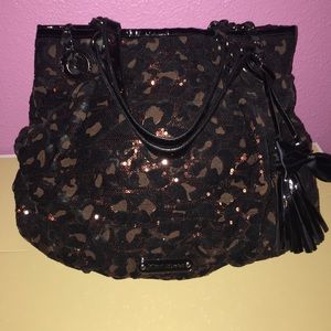 Leopard print Betsy Johnson purse