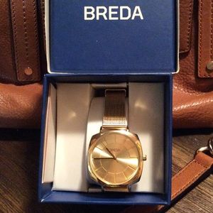 Breda Yellow Gold Watch