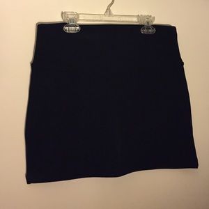 Navy blue skirt