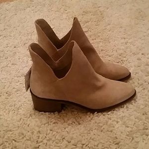 Zara Leather Ankle Boots