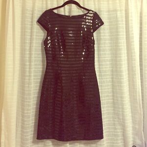 Ali Ro gorgeous black sequin dress. Size 4